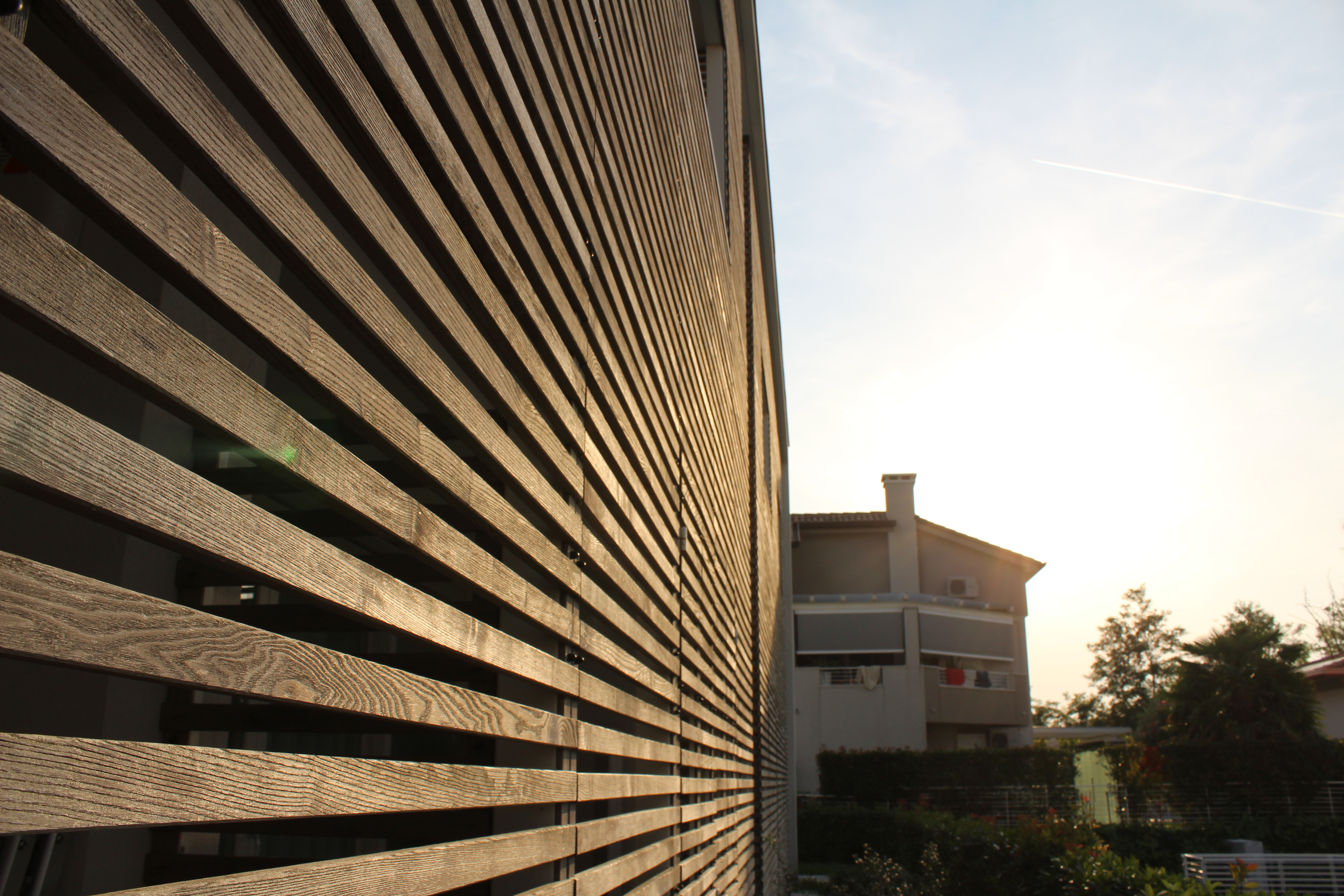 Residence le terrazze frattin costruzioni s.r.l. Brise soleil legno